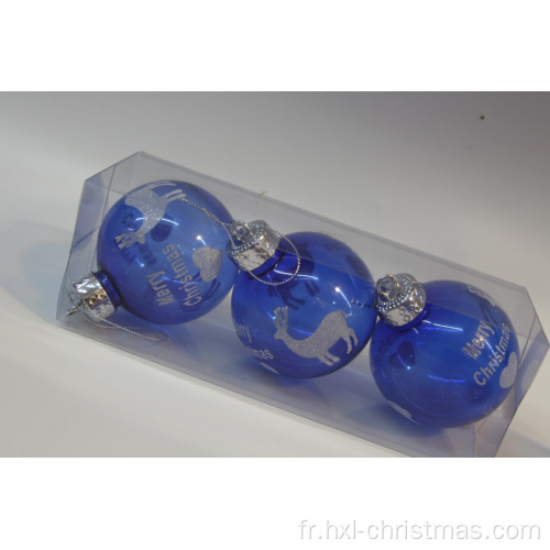 Boules en plastique colorées pour la décoration d&#39;arbre de Noël